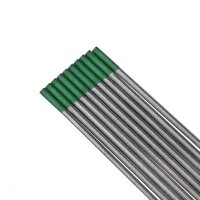 Electrodes en tungst&egrave;ne WP Vert 2,4 mm x 175 mm 10...
