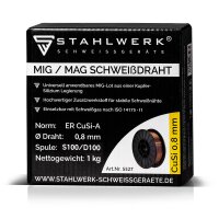 STAHLWERK MIG MAG  Fil CuSi3  0,8 mm 1 kg